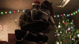 Sensual Assaultron gets her Christmas gift (it's a big fuckin penis) - 5 image