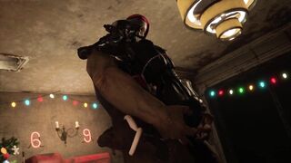 Sensual Assaultron gets her Christmas gift (it's a big fuckin penis) - 8 image