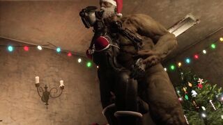 Sensual Assaultron gets her Christmas gift (it's a big fuckin penis) - 9 image