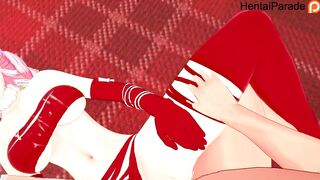 Mitsuri Kanroji give you Hot Xmas present Demon Slayer Hentai Uncensored - 6 image