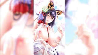 Hentai Uncensored Playing with Fox Girl Boobs and Pussy in Bath - Project Qt Violet - 2 image
