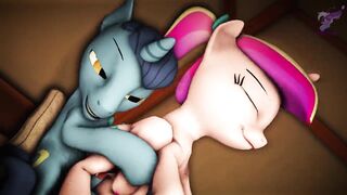 HornyForest - Malinovaya Lada - My Little Pony (Cadance and Night Light) - 7 image