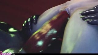 Vagina Fucked by alien monsters - 1 image