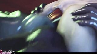 Vagina Fucked by alien monsters