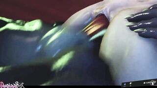 Vagina Fucked by alien monsters - 3 image