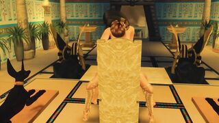 Sims 4. Tomb Raider Parody. Part 4 - Anthony and Cleopatra - 4 image