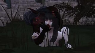 Ugly Monster fucked an innocent Japanese girl