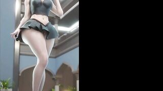 Athena Asamiya (The King of Fighters) - Triple BBC Cocks in Ass - 3d Anime, Porn Comics, Sex Animation, Rule 34, 60 fps - 4 image