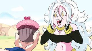 Yamcha Gives a cupcake and get's pussy - 4 image