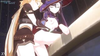 Aether and Mona intimate fucking (by Horizontalslope) - 6 image