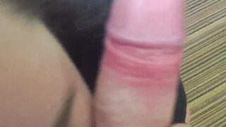 Hotel Blowjob POV with Hot Chubby Teen