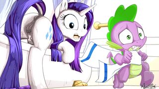 MLP Porn Rarity Pony ( My Little Pony Clop Ponies Hentai Furry Sex Cartoon Compilation ) - 10 image