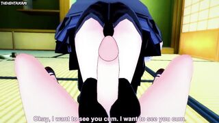 Hentai POV Feet Yofukashi no Uta Nazuna Nanakusa - 10 image