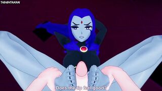 Hentai POV Feet Teen Titans Raven - 3 image
