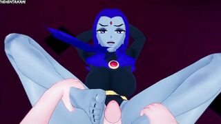 Hentai POV Feet Teen Titans Raven - 4 image