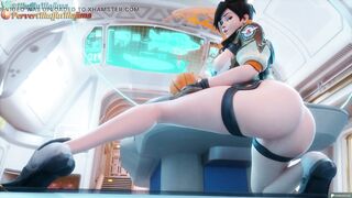 Tracer (Overwatch) - 3d hentai, anime, 3d porn comics, sex animation, rule 34, 60 fps, 120 fps - 7 image