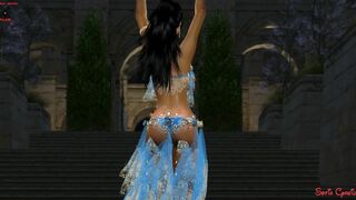 FANTASY GIRL BLUE BELLY DANCER - 10 image