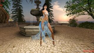 FANTASY GIRL BLUE BELLY DANCER - 3 image