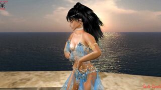FANTASY GIRL BLUE BELLY DANCER - 5 image