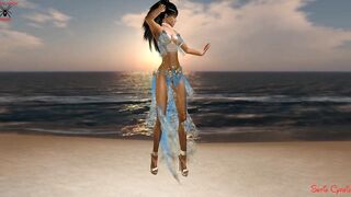 FANTASY GIRL BLUE BELLY DANCER - 6 image