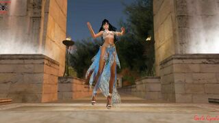 FANTASY GIRL BLUE BELLY DANCER - 7 image