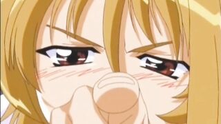 Busty blonde anime teen getting pussy ravaged - 2 image