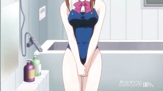 Cute Hentai Girl In Swimsuit Enjoys Sex [Uncensored] - 3 image