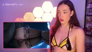 Hentai Porn Reaction 3: Cum w/ a cute Kiwi brunette - 1 image