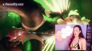 Hentai Porn Reaction 3: Cum w/ a cute Kiwi brunette - 4 image