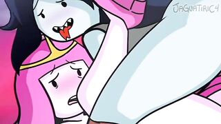 Lesbian Vampire Marceline x Princess Bubblegum Jujuba Girlfriends - Adventure Time - 6 image