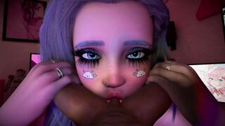 Tasty Toy : E-girls Edition Giantess Blowjob POV - 8 image