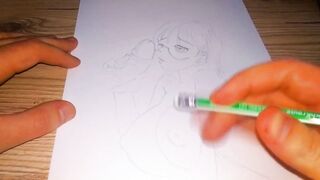 It's the first time she sees such a big dick! - 10 image