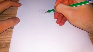 Drawing a Japanese woman in a bondage and gagged - 3 image