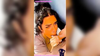 Anime Slut Amateur Girl Sucking BBC & Cumshot - 4 image