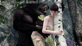 Animated Hentai [UNCENSORED] Werewolf Monster Domination Porn - 7 image