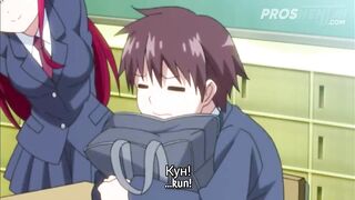 Uncensored Hentai - Cat Girl Fuck Her Best Friend At Class - English Subtitles - 4 image