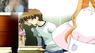 Lucky guy fuck a big tits girl Hentai. - 7 image