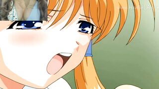 Lucky guy fuck a big tits girl Hentai. - 9 image