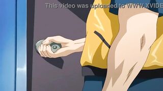 Cute anime girls fuck on the train [Hentai Uncensored] - 5 image