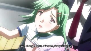 Cute college girls enjoy passionate sex [Uncensored Hentai] - 10 image