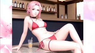 Compilation big boobs Sakura Haruno hot AI - 4 image