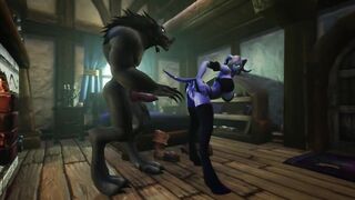 Draenei has Sex With a Transforming Werewolf | Warcraft Porn Parody - 7 image