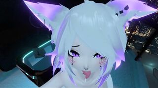 You found a cat girl in the bar and had some fun with her - 9 image