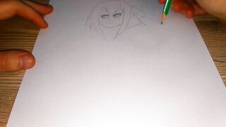 Mysterious hentai girl takes a cock in her pussy - 5 image