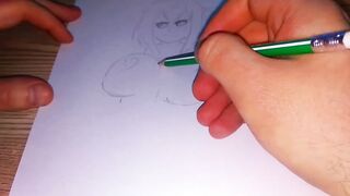 Mysterious hentai girl takes a cock in her pussy - 7 image