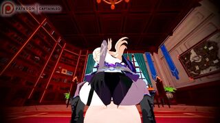 Genshin Impact Fischl Extreme Hardcore POV SEX | Cute Hentai R34 Rule34 Porn JOI Anal Creampie - 5 image