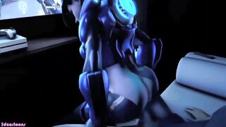 FUCKING TO TRACER at the office - 3 image