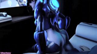 FUCKING TO TRACER at the office - 6 image