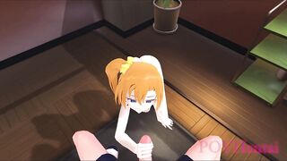 Love Live Monoka hand job blow job and fuck - 2 image