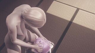 Hentai Uncensored Futanari - Alice sucked and fucked Missionary style by futanari - 6 image